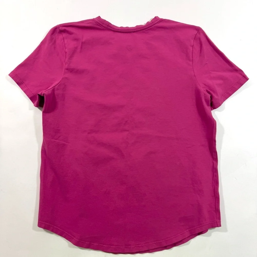 Lululemon Love Crew Tee Shirt Pink Short Sleeve
